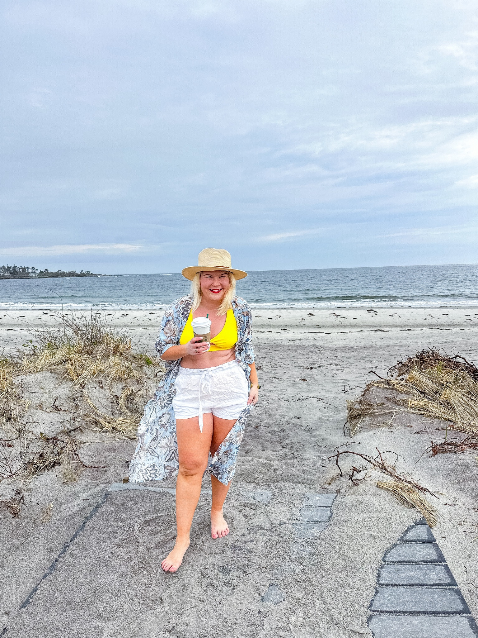 Don’t shy away from a colorful bikini. They can be just as easy to style as much as a neutral one can. In fact they can be a lot more fun! I love this yellow Pink Lily Bikini with the cut out. The fabric is so comfy and forgiving. Wearing a medium. 

Styled it with this duster and white paperbag shorts also from Pink Lily.

#LTKFindsUnder100 #LTKStyleTip #LTKSwim