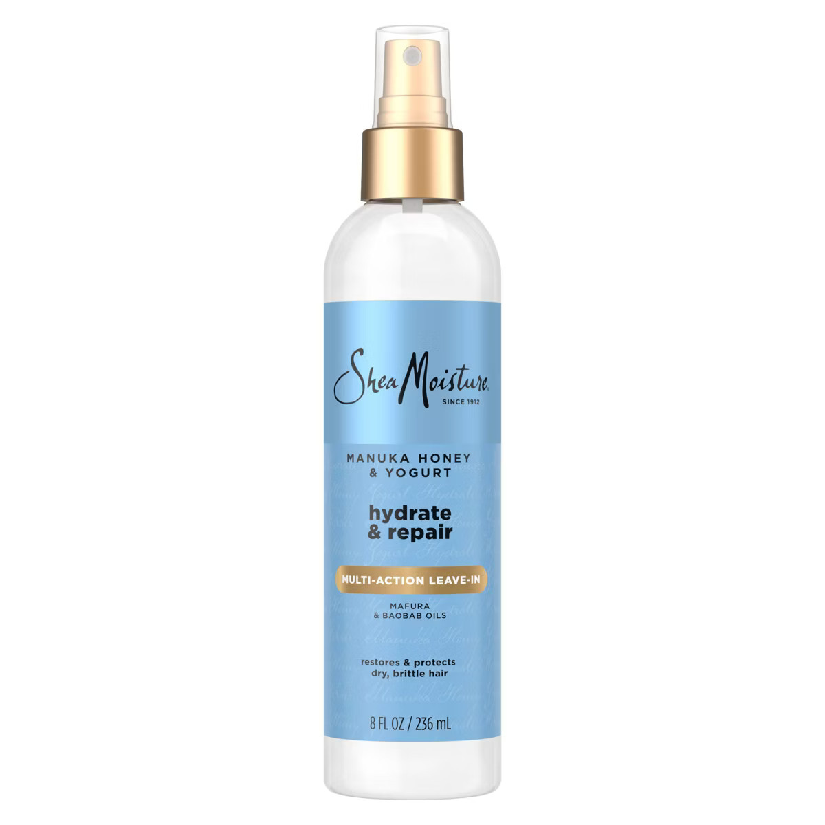 SheaMoisture Manuka Honey & Yogurt Hydrate + Repair Leave-In Conditioner Spray - 8 fl oz | Target