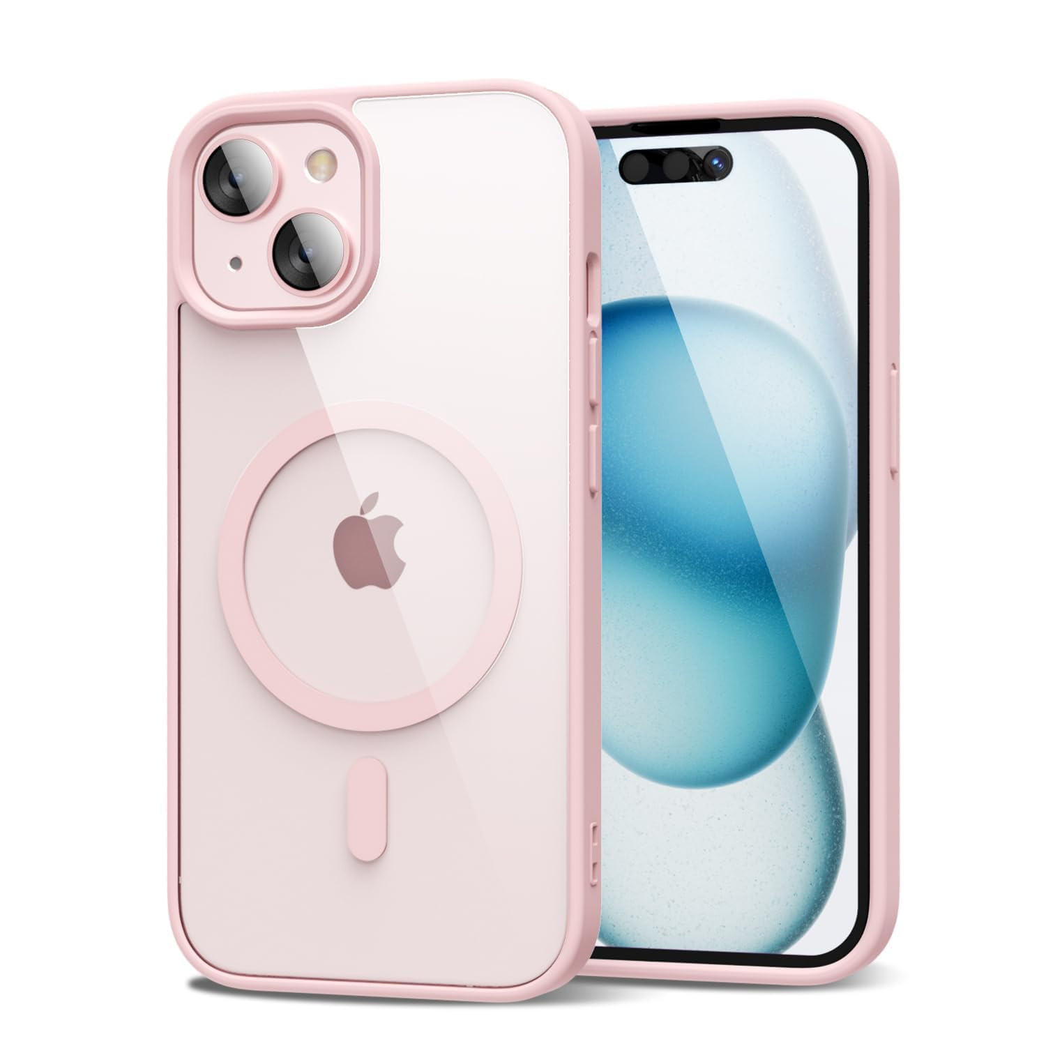 oakxco for iPhone 15 Case Clear Magnetic Compatible with Magsafe, Thin Slim Transparent Non Yello... | Amazon (US)
