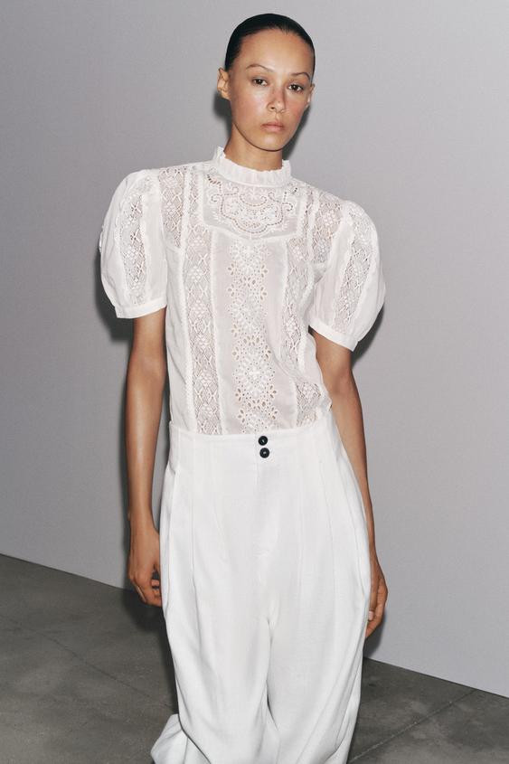 ZW COLLECTION ROMANTIC SHIRT | Zara US