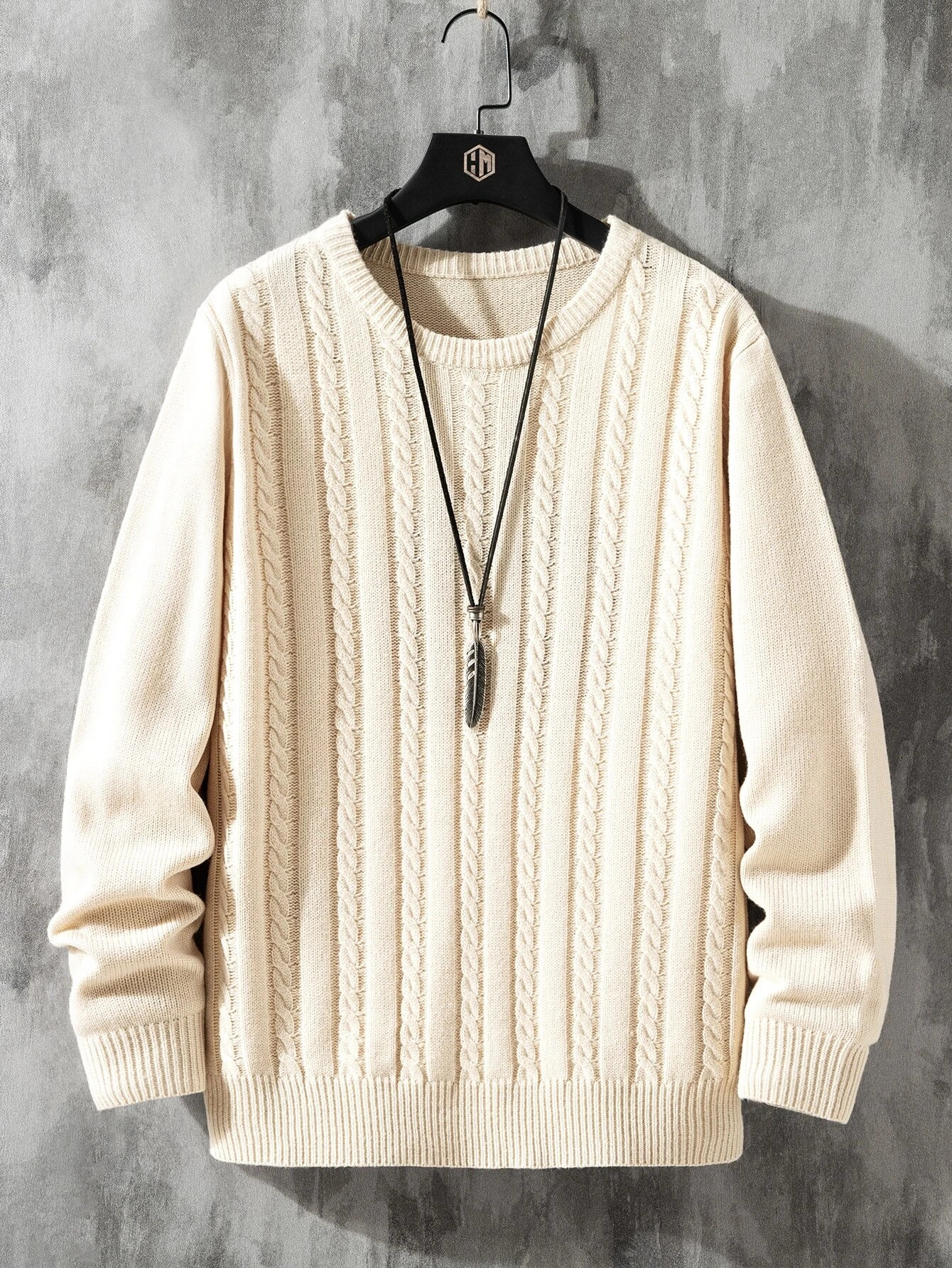 Men Cable Knit Sweater | SHEIN