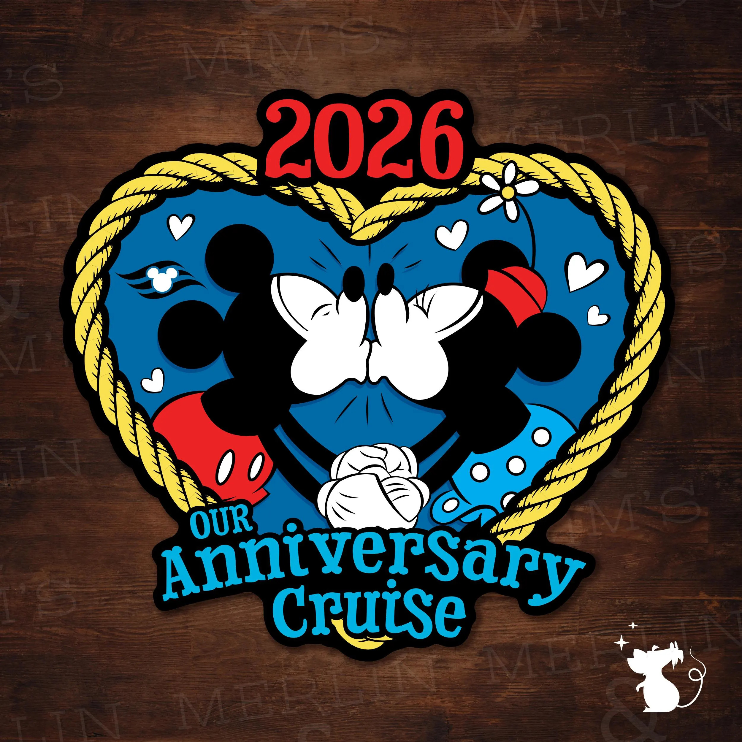 Anniversary Disney Cruise Magnet | DCL | Etsy (Global)