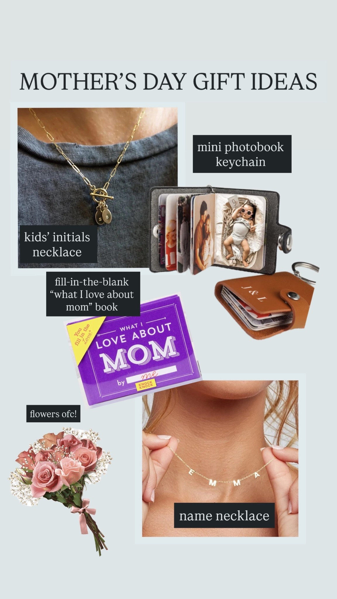 Some SOLID Mother’s Day gift recs (order now for the custom pieces!)