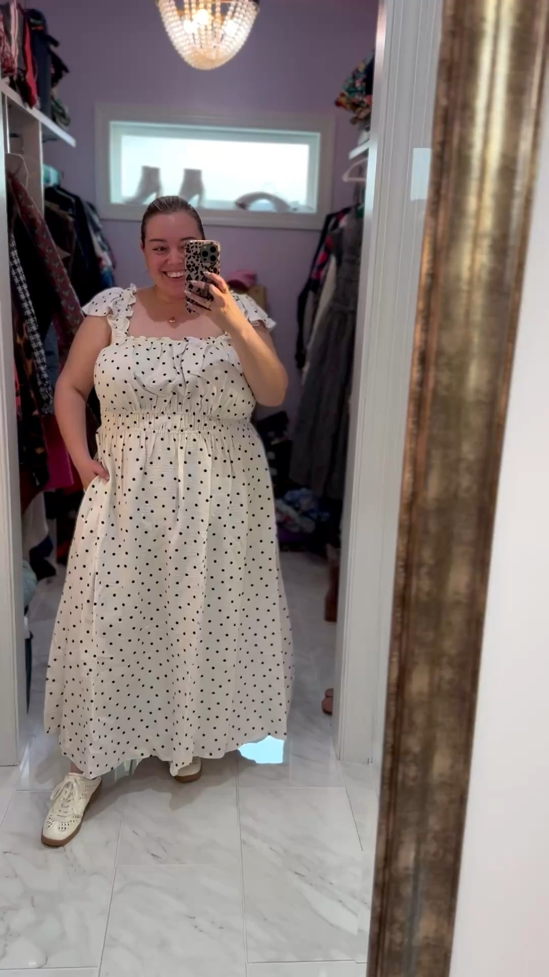 ⚫️ The $27 dress I’m telling everyone to buy ⚫️

Polka dots are majorly trending for spring and summer. They feel so cute and classic! I’m in the 2X in this style and sizes are going fast. Snag this while it’s still on sale! 🫶🏼

#LTKSaleAlert #LTKootd #LTKPlusSize