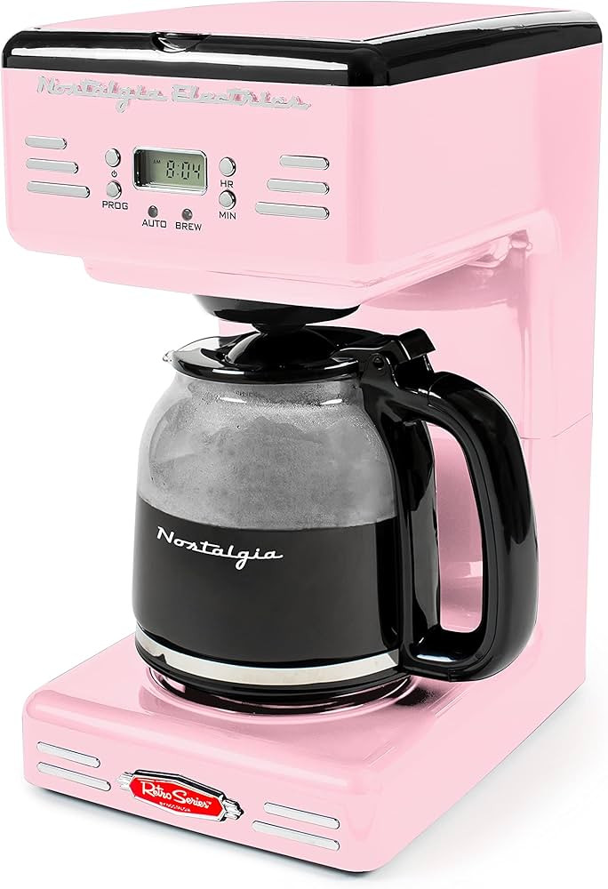Nostalgia Retro 12-Cup Programmable Coffee Maker With LED Display, Automatic Shut-Off & Keep Warm... | Amazon (US)