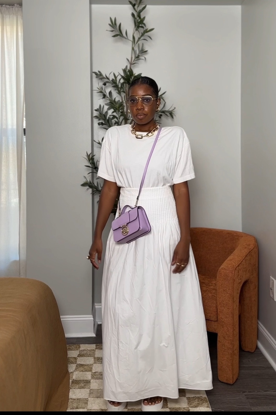 All white outfit. Whit maxi skirt. Summer outfit 

#LTKstyletip