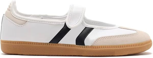 Mary Jane Sneakers for Women Slip on Ballet Flats Walking Retro Sneakers | Amazon (US)