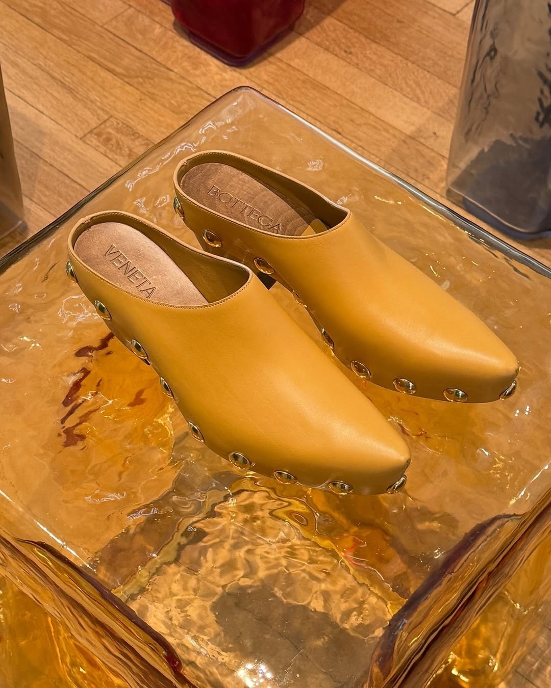 Bottega Veneta clog mules with studs ✨

#LTKStyleTip #LTKShoeCrush