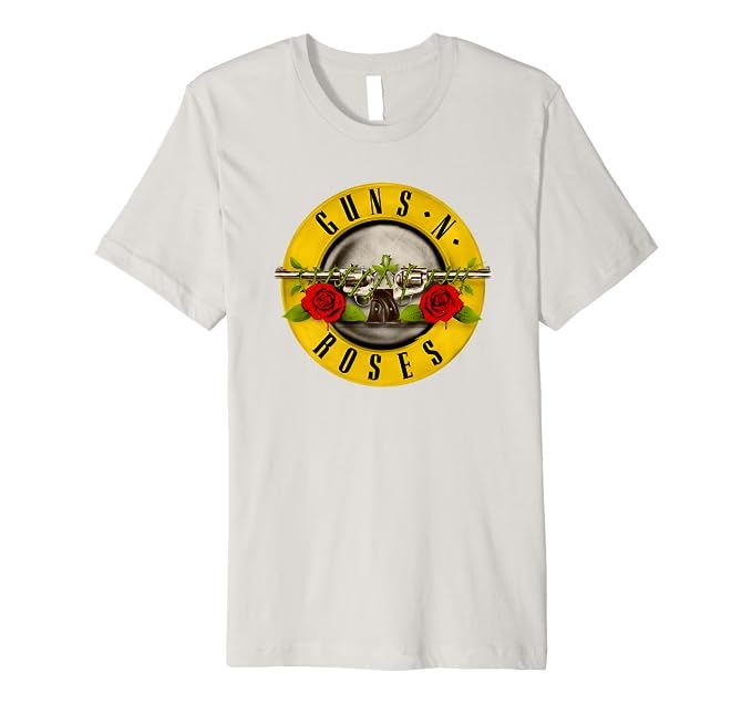 Guns N' Roses Classic Bullet Logo T-Shirt | Amazon (US)