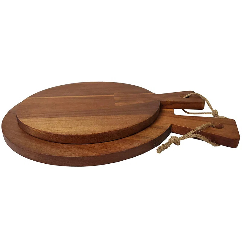 Nate Acacia Wood Cutting Board Set | Wayfair North America