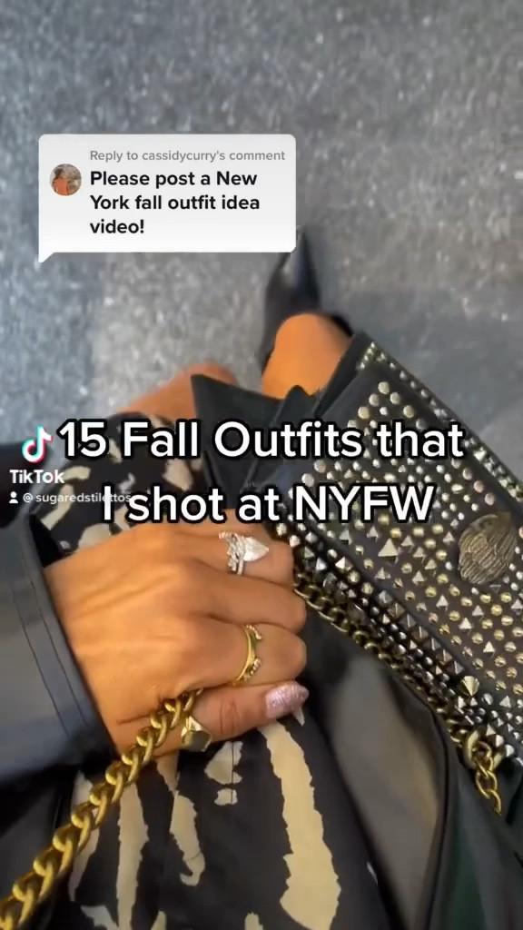 Fall Outfits I shot at NYFW, fall street style , edgy outfits

#LTKshoecrush #LTKSeasonal #LTKstyletip