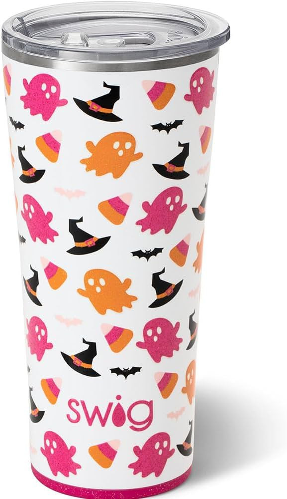 Swig Life 22oz Tumbler, Insulated Coffee Tumbler with Lid, Cup Holder Friendly, Dishwasher Safe, ... | Amazon (US)