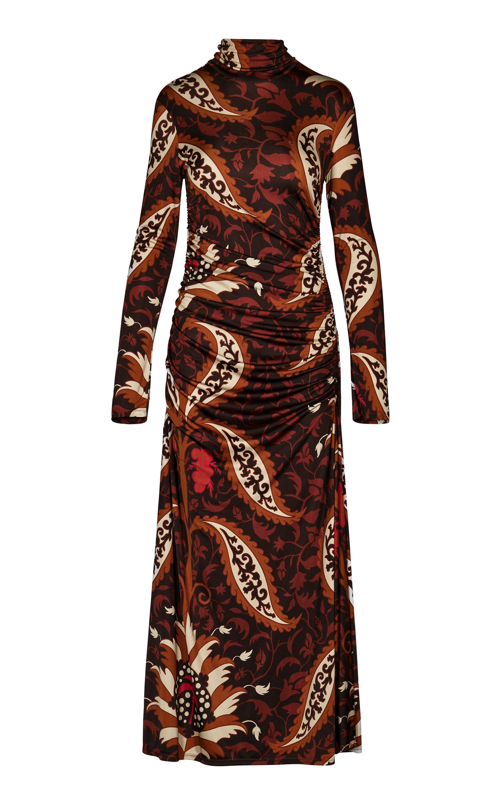 Johanna Ortiz - Start Point Gathered Maxi Dress - Multi - US 10 - Moda Operandi | Moda Operandi (Global)