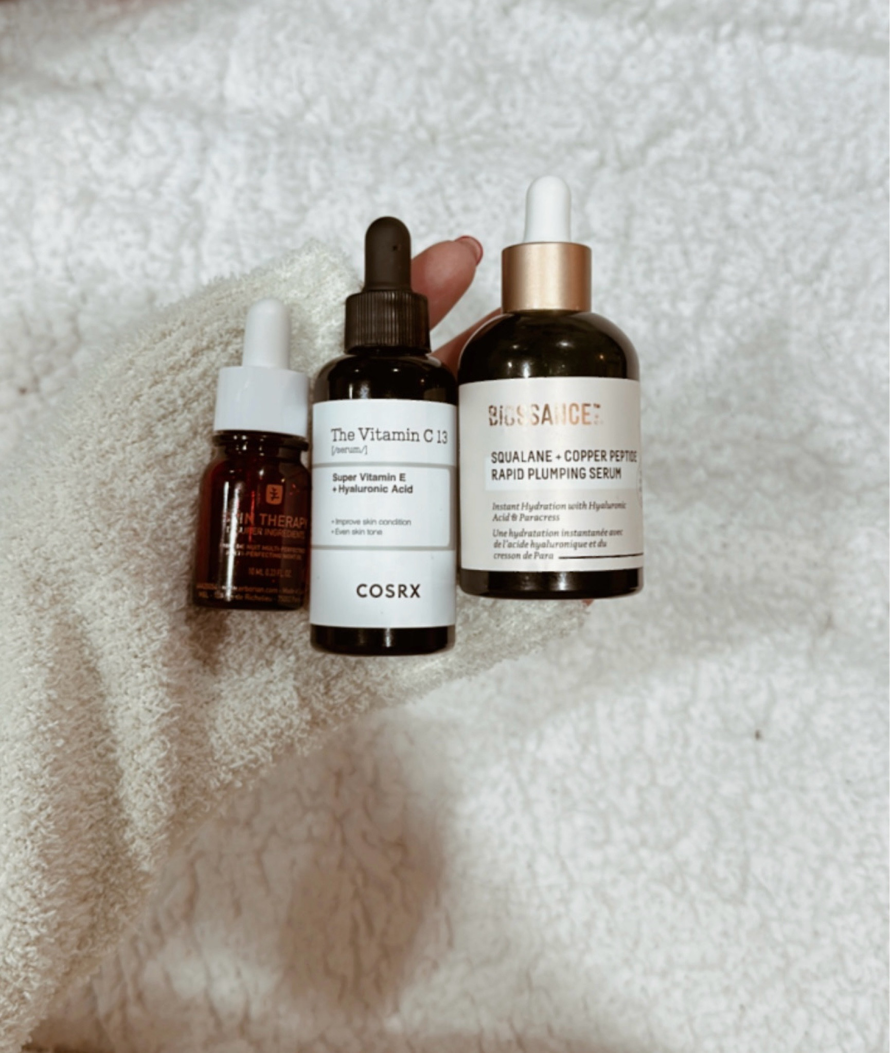 It only took 3 products to completely change my skin! These are truly the best! 🤌🏼