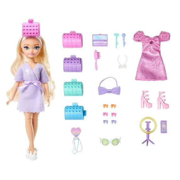 Barbie Dream Get Ready with Barbie Barbie “Malibu” Fashion Doll with Surprise Accessories and... | Walmart (US)
