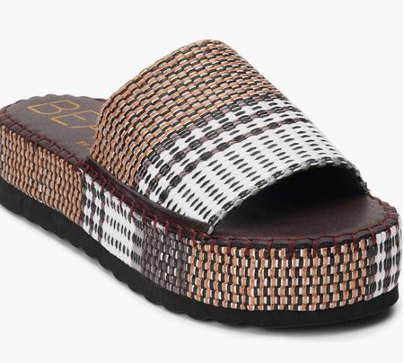 Del Mar Platform Slide Sandal (Women)
Coconuts by Matisse. A classic slide to make up part of your sun-chasing uniform is crafted with rows of woven raffia and lifted on a platform sole with grippy treads.

#LTKSeasonal #LTKstyletip #LTKshoecrush