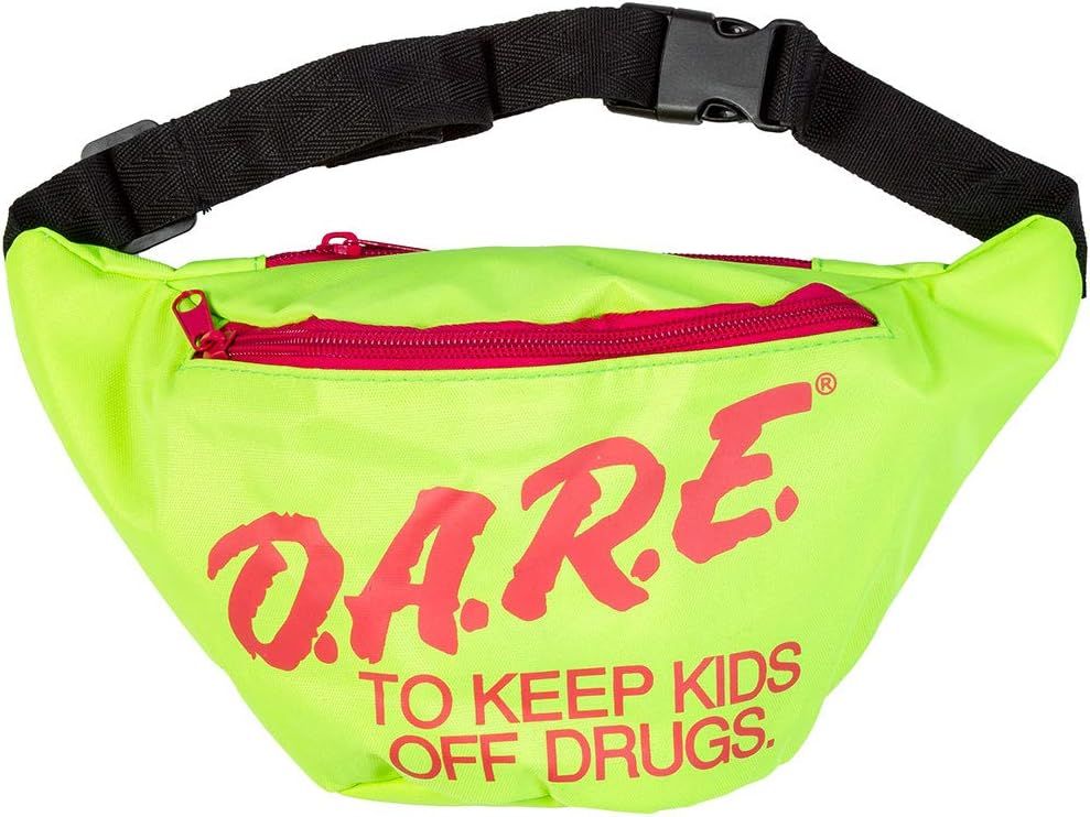 Neon Retro DARE Fanny Pack Waist Bags with Adjustable Waist Straps (Neon Green) | Amazon (US)