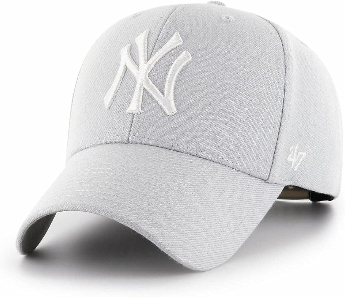 Brand: 47
4.5
4.5 out of 5 stars
(119)
'47 Brand Adjustable Cap - MVP New York Yankees Silver
50+ bought in past month
 
 
 
$23.89 $23.89
 Two-Day
FREE Returns
Includes $2.06$2.06 Amazon discount. Details 
FREE delivery Friday, May 16. Order within 8 hrs 40 mins
Deliver to Samantha - Newton 62448‌
In Stock
Quantity:
Quantity:1
 
Add to Cart

Buy Now
Ships from
Amazon
Sold by
AZ Trends
Returns
30-day refund/replacement
Gift options
Available at checkout
See more
Add to List
Other sellers on AmazonOther sellers on Amazon
Lowest price: New
$23.89 $23.89
& FREE Shipping
Compare all 6 options
 | Amazon (US)