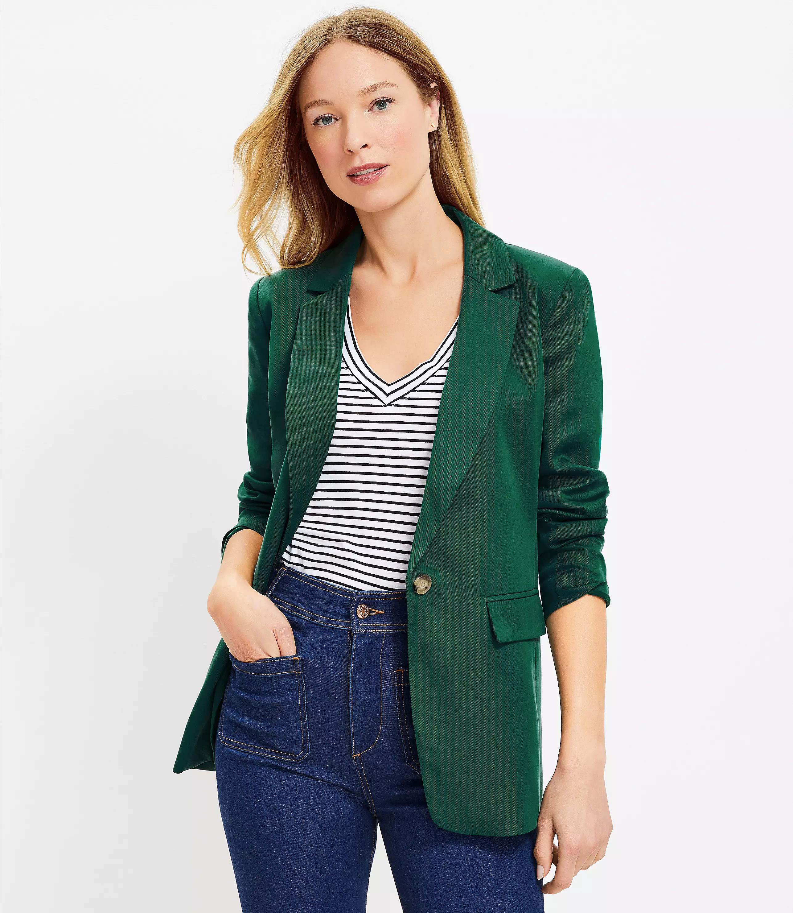 Emory Long Modern Blazer | LOFT