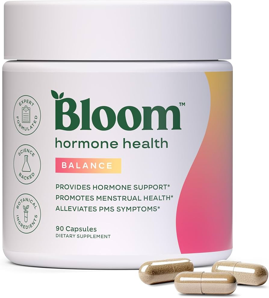 Bloom Nutrition Hormone Health & Cortisol Support for Women - Balance - Menstrual Health, PMS Sym... | Amazon (US)