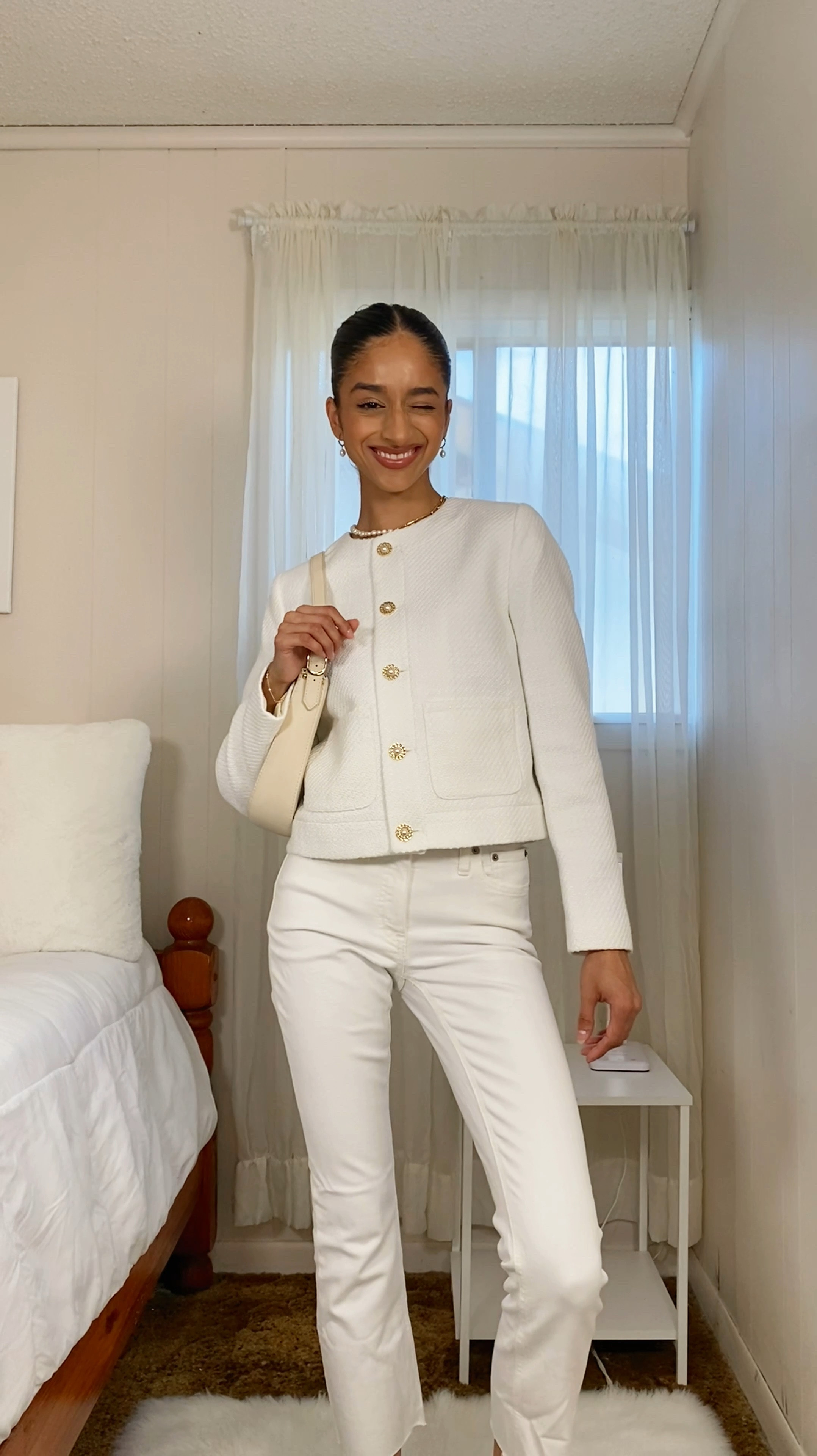 I feel like Jackie Kennedy in this and I’m not mad about it. Tweed jackets are such good timeless pieces to have in your closet and J.Crew Factory had some pretty ones rn! 

#LTKVideo #LTKstyletip #LTKsalealert