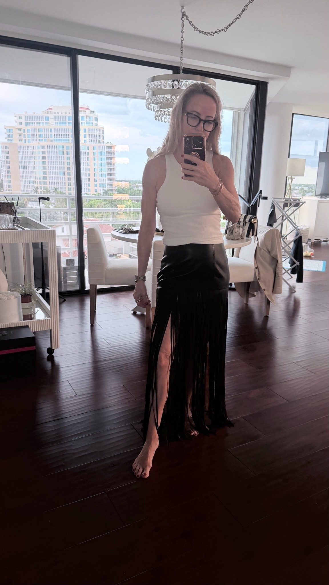 This faux leather fringe skirt is everything!

#LTKOver40 #LTKSeasonal #LTKPetite