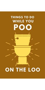 Things To Do While You Poo On The Loo: Activity Book With Funny Facts, Bathroom Jokes, Poop Puzzl... | Amazon (US)