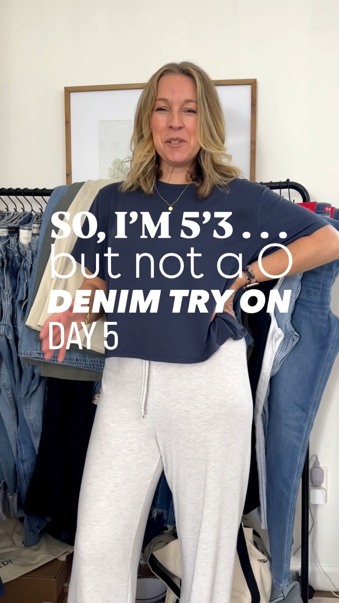 Day 5 of trying on all my denim. Tell me which I should keep! 
Size 8 | 5’3 | 147 lbs

✨ Ways To Shop this post:
🛍️ Follow me on the @shop.ltk app (link in bio)
💬 Comment for instant DM links
🔗 Tap here to shop:
🔔 Turn on the bell in my LTK to never miss exclusive sales + restocks!

Details:
Pair 1. Spanx, tts M petite
Pair 2. Paige, tts 29
Pair 3. Dynamite, tts 29 regular 
Pair 4. J.Crew, tts 29 regular
Pair 5. Madewell, size down 1; 28 classic

#LTKMidsize #LTKgrwm #LTKPetite