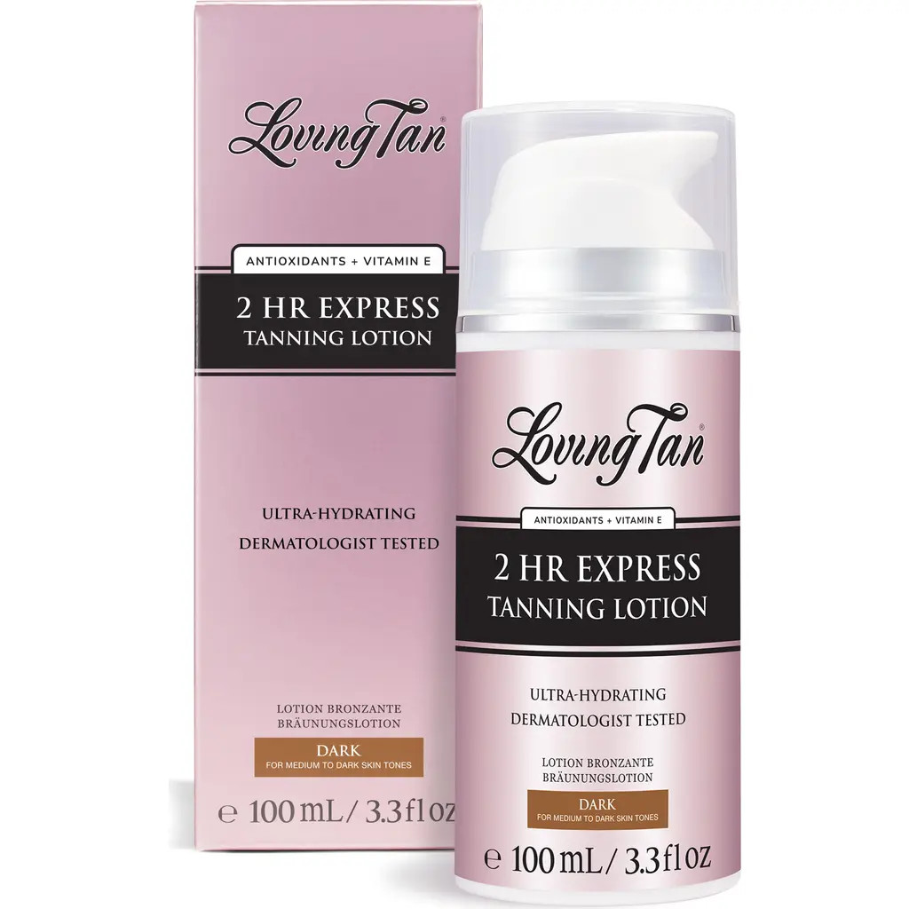 Loving Tan 2 HR Express Tanning Lotion - Dark at Nordstrom, Size 3.3 Oz | Nordstrom