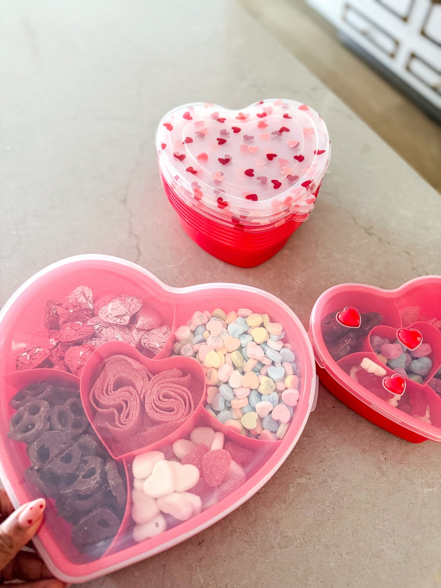 Loving these Valentine’s boxes! Plus I got all of the candy on sale!

#LTKFindsUnder50 #LTKSaleAlert #LTKfoodie