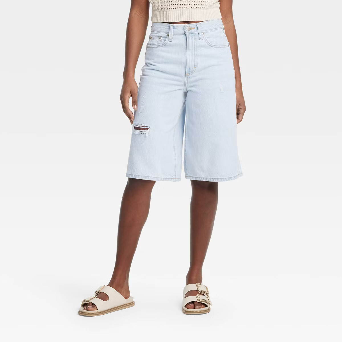 Women's Long Denim Shorts - Universal Thread™ | Target