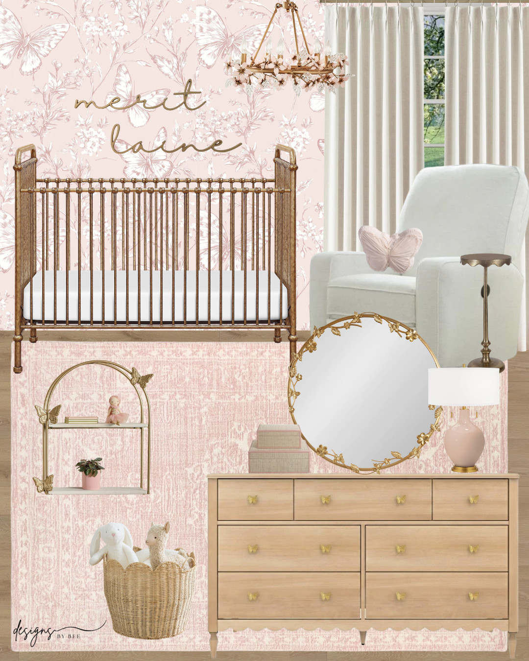 Butterfly nursery decor, pink nursery, girly nursery, nursery decor for girl, nursery inspo #nursery 

 

#LTKmomlife #LTKHome #LTKBaby