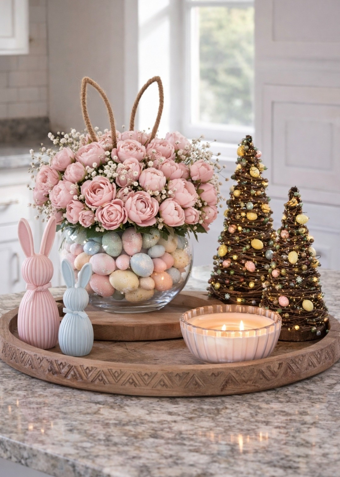 Easter centerpiece 

#LTKHome #LTKSeasonal #LTKmomlife