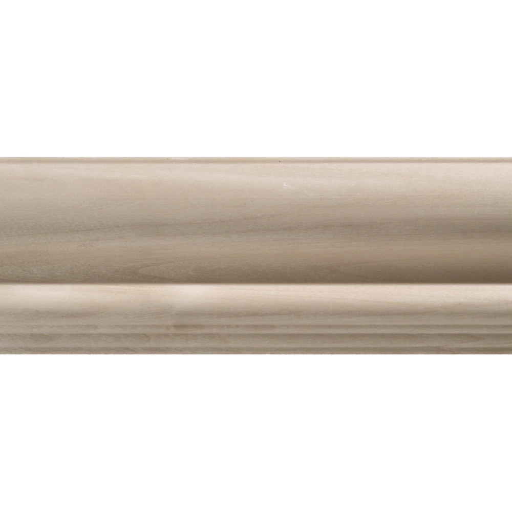 Ornamental Mouldings 3/4-in x 2-3/4-in x 4-ft Unfinished White hardwood OML44 Chair Rail Moulding in Brown | OML44-4FTWHW | Lowe's