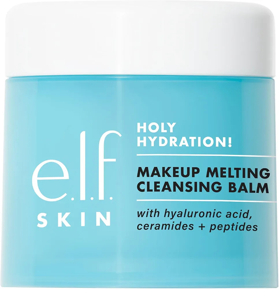 e.l.f. SKIN Holy Hydration! Makeup Melting Cleansing Balm, Face Cleanser & Makeup Remover, Infuse... | Amazon (US)