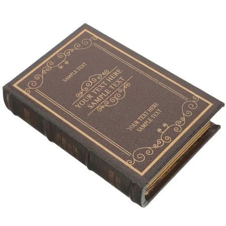 Retro Fake Book Ornaments False Books Prop Office Decor for Coffee Table Storage Box Mini | Walmart (US)