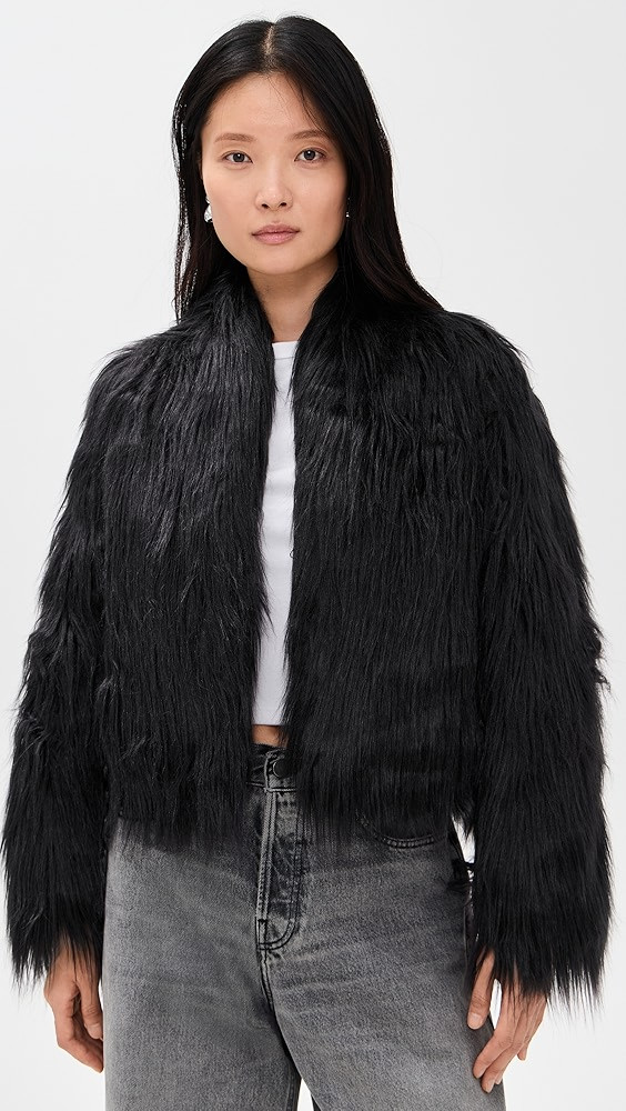 Faux Hair Jacket | Shopbop