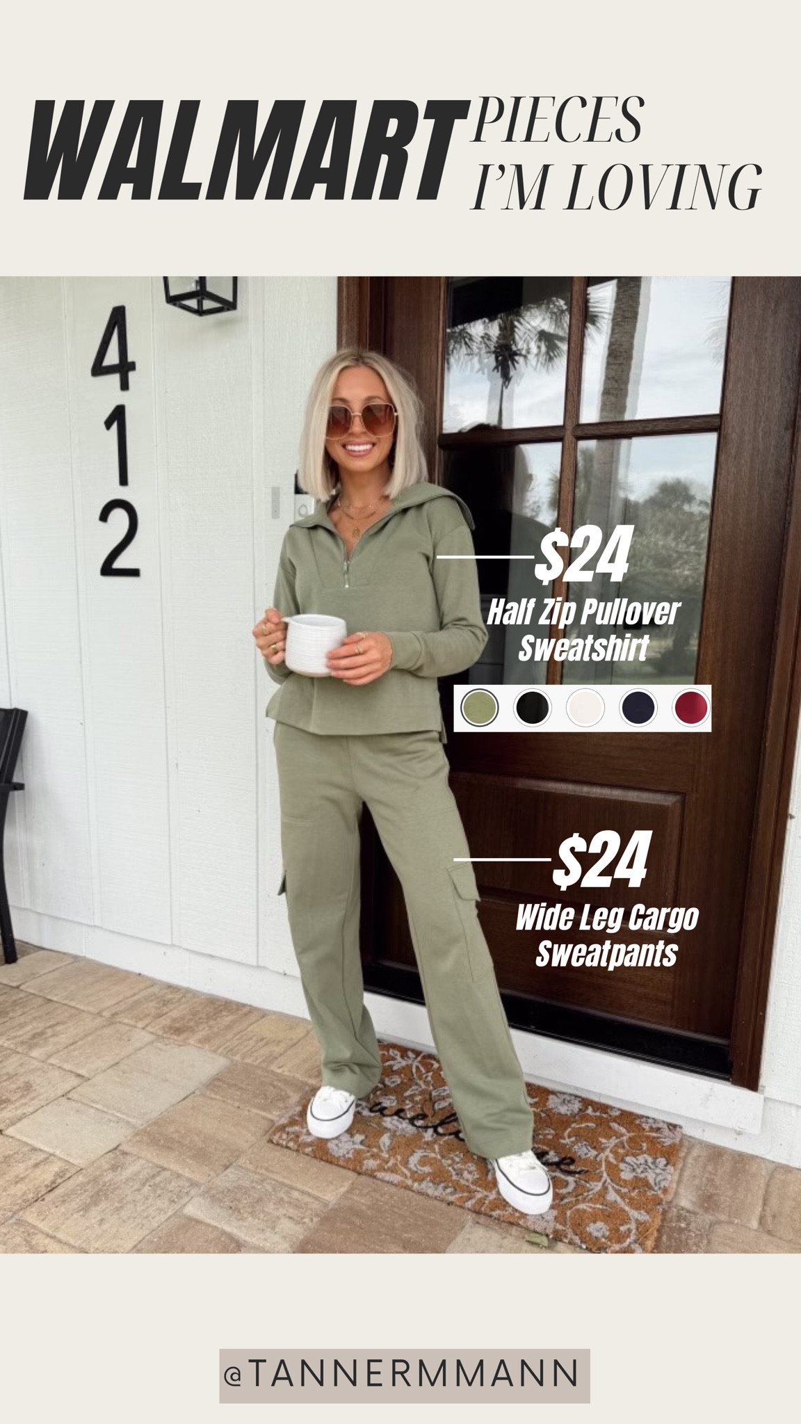 This Walmart set is $24 for the top & $24 for the cargo pants! Wearing an XS in both! Comes in several colors #walmartfashion 

#LTKFindsUnder50 #LTKTravel #LTKStyleTip