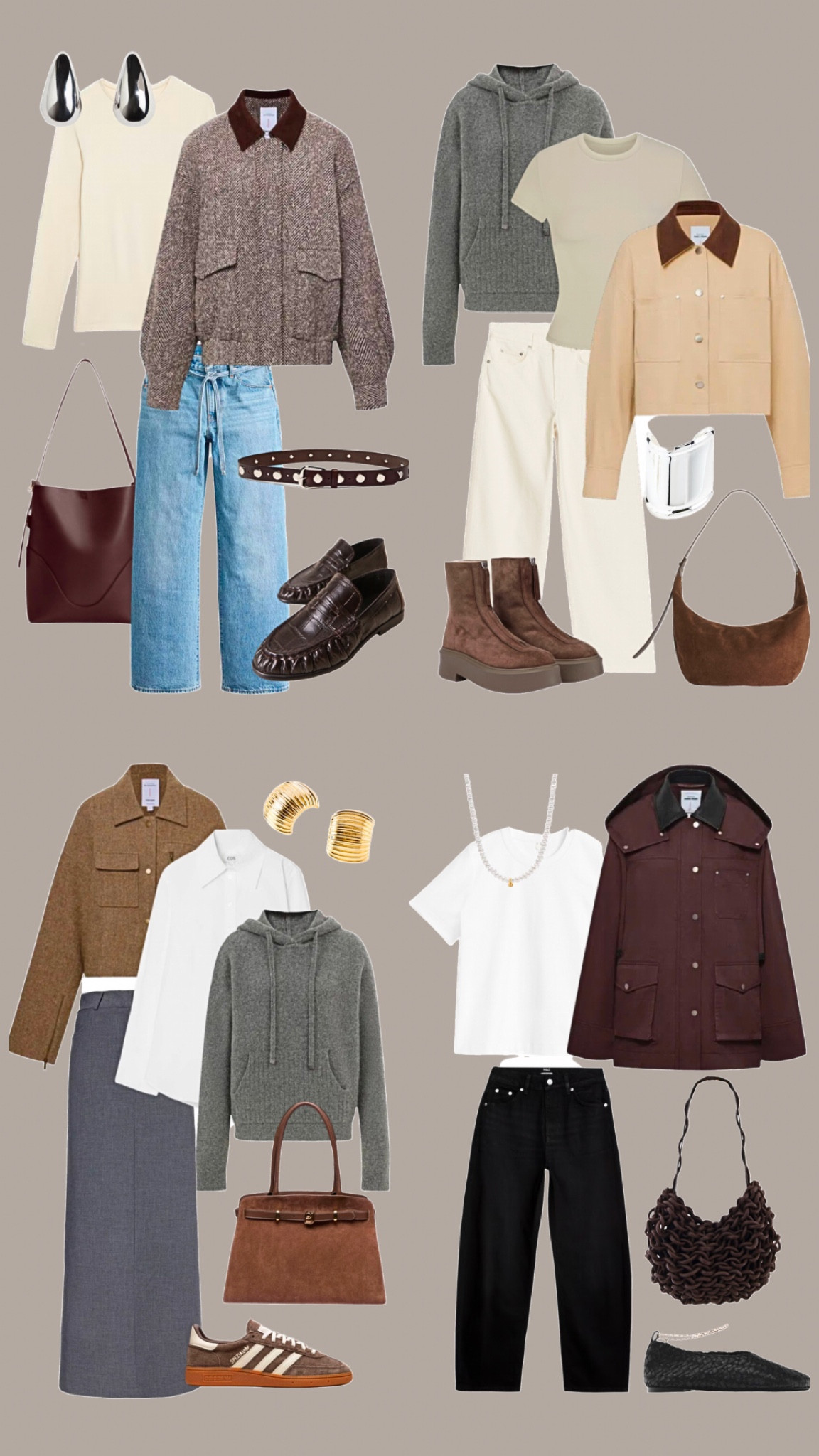 Spring outfits -  casual chic - transitional everyday outfits | get 12% off Fabrique using code CHARLOTTE12 

barn jacket 
Smart casual workwear office outfit
Loafers
Suede bag


#LTKeurope #LTKuk #LTKspring