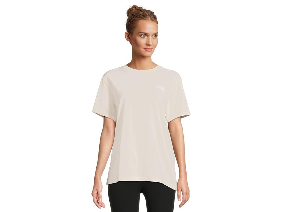 The North Face Evolution Floral Box NSE Short Sleeve T-Shirts - Graphic Women's Clothing White Dune : SM, Cotton | Zappos