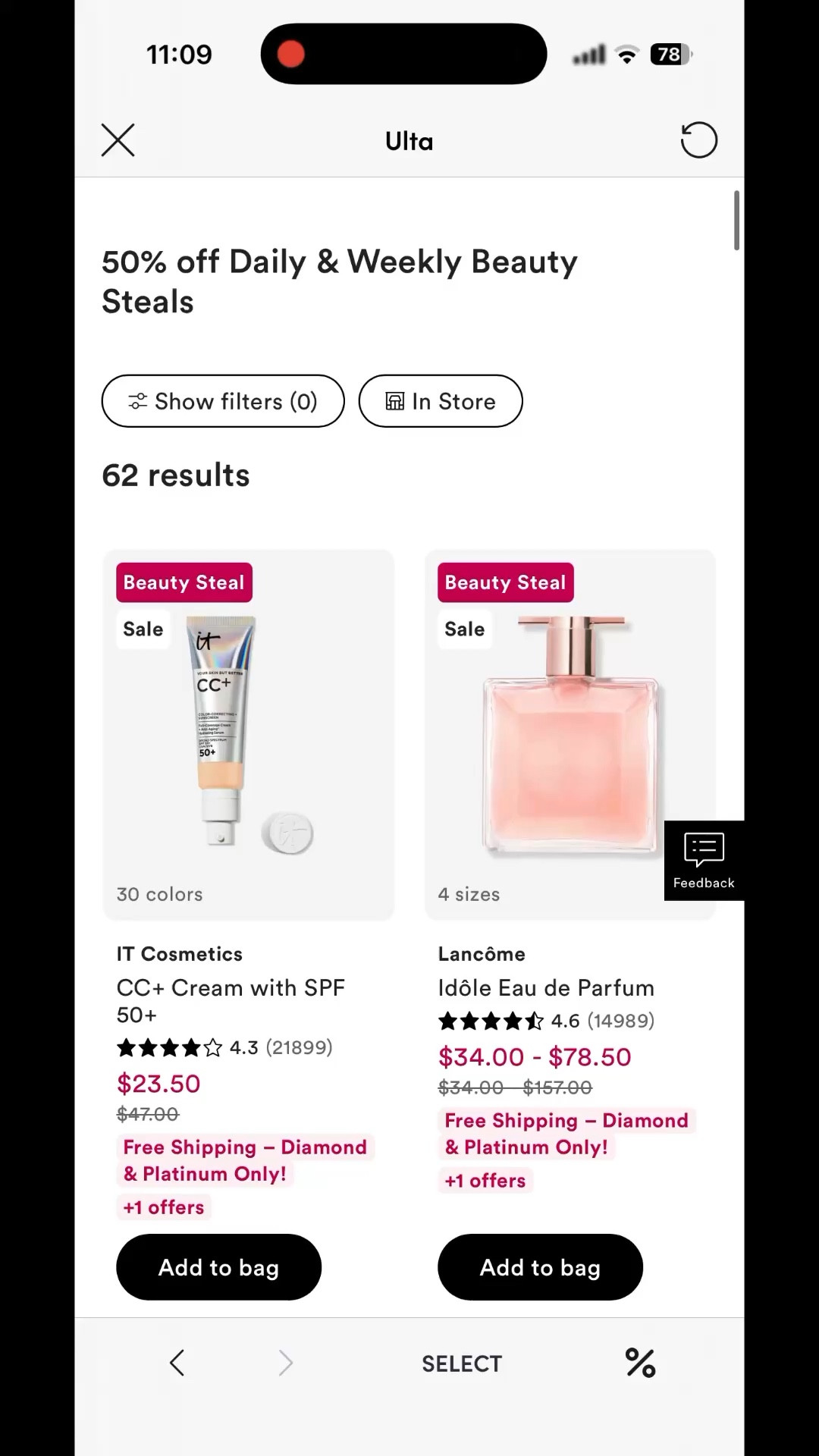 Ulta Beauty Steals 3/14