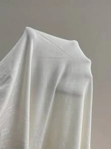 SHEIN Maternity Off Shoulder Foldover Front Floor Length Dress | SHEIN