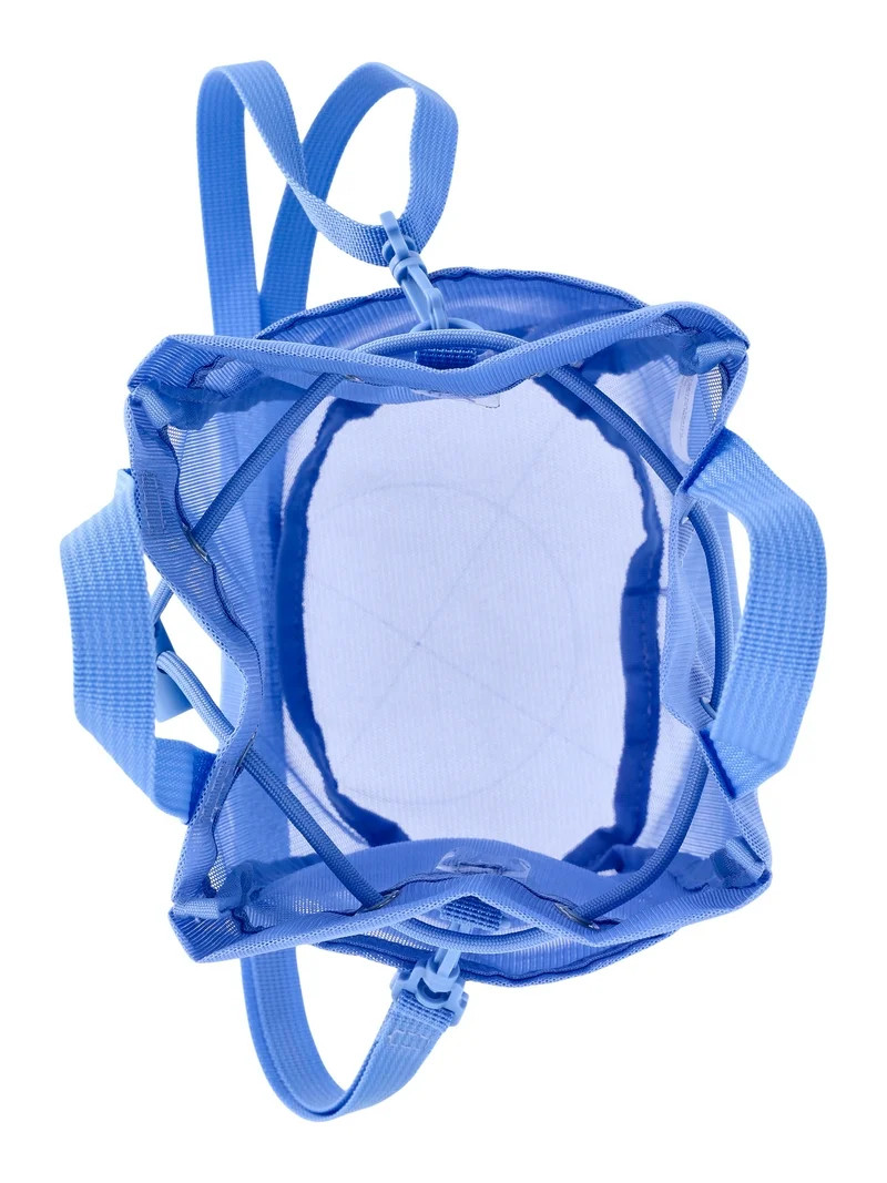 No Boundaries Women's Drawstring Crossbody, Blue | Walmart (US)