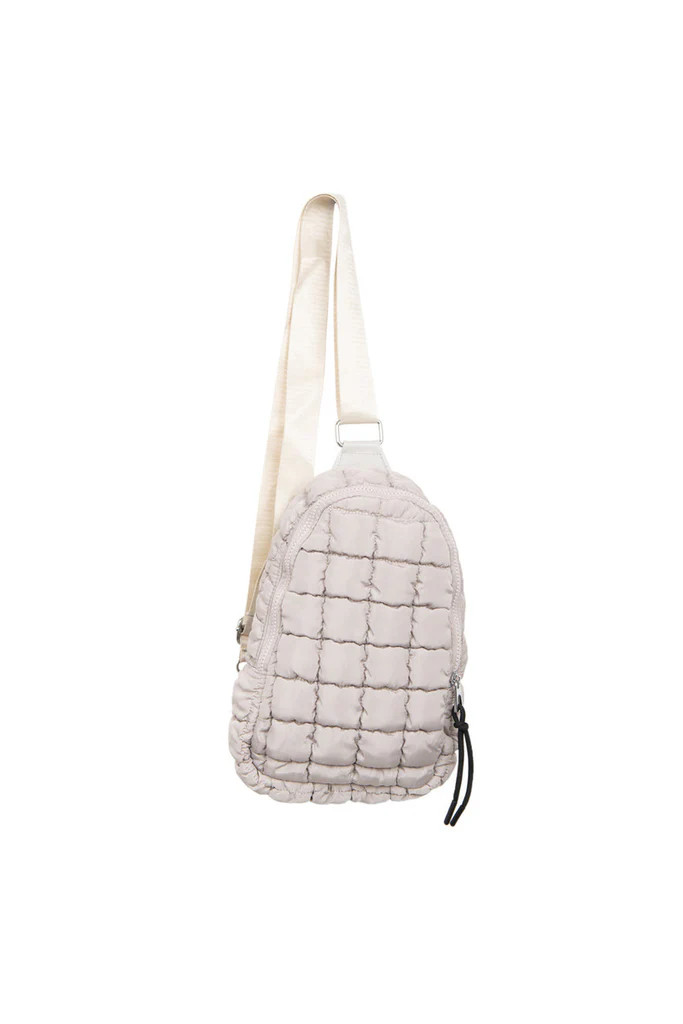 Sand Women's Quilted Sling Bag | Katydid.com