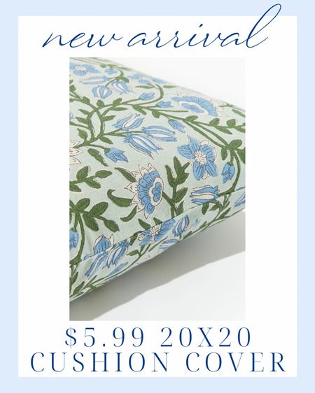 Blue and green floral pillow cover

#LTKFindsUnder50 #LTKSeasonal #LTKHome