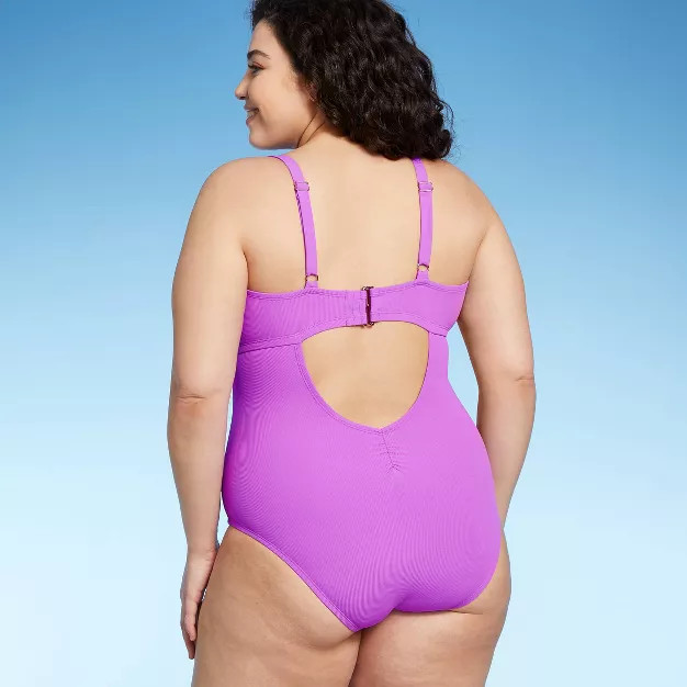 Juniors' Ribbed Tunneled U-Neck One Piece - Xhilaration™ | Target