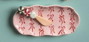 Mud Pie Christmas Bow Everything Dish Set | Amazon (US)