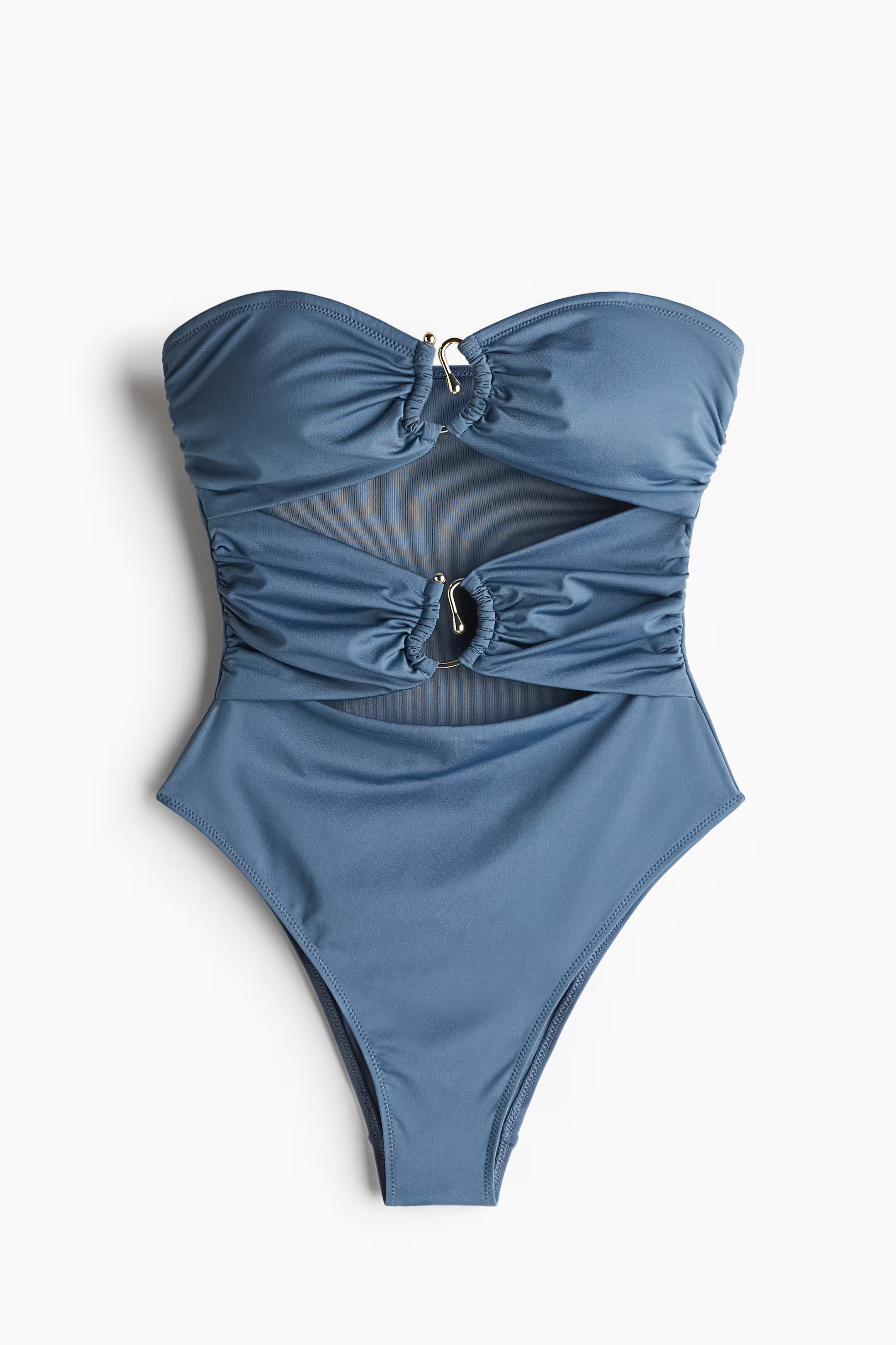 Padded-cup bandeau swimsuit | H&M (UK, MY, IN, SG, PH, TW, HK)