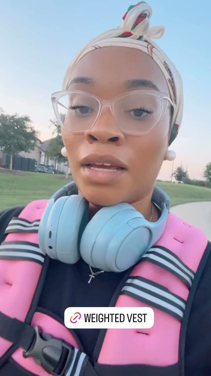 Y’all… the weighted vest game is different. 👏🏽 If you’ve been thinking about stepping it up without doing too much, this is your sign. Not the 5 pounds, not the 8… your girl jumped to 12 pounds.

Linked my vest, so you can grab one too.  

 #LTKSaleAlert #LTKFindsUnder50