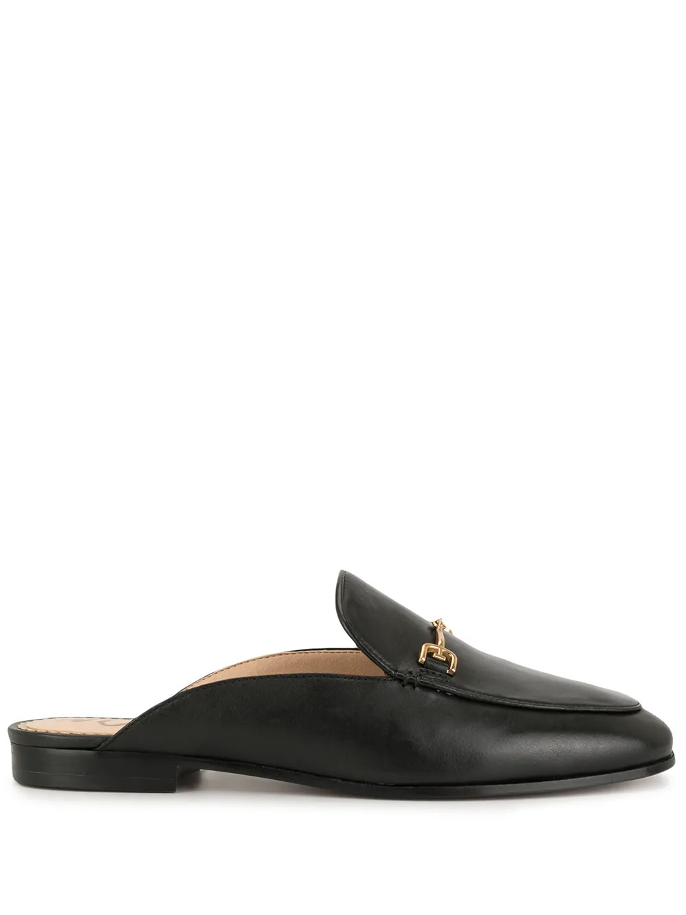 Sam Edelman Linnie Bit horsebit-detail flat mules - Black | Farfetch Global